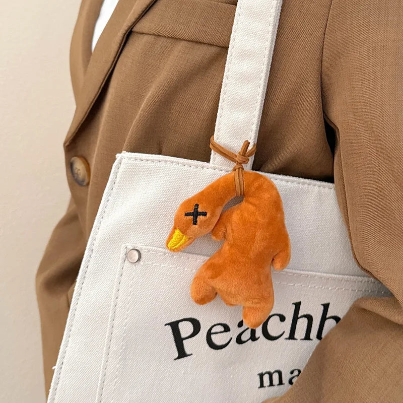 Funny Goose Keychain Squeak Pendant | Whimsical Backpack Accessory