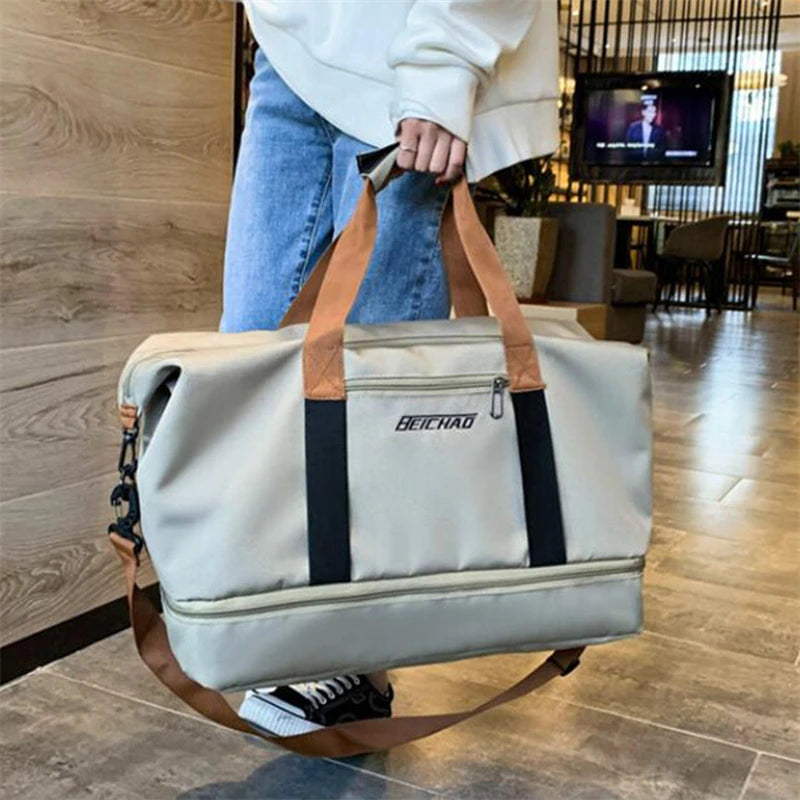 Large-Capacity Travel Bag | Waterproof Sports Fitness Luggage