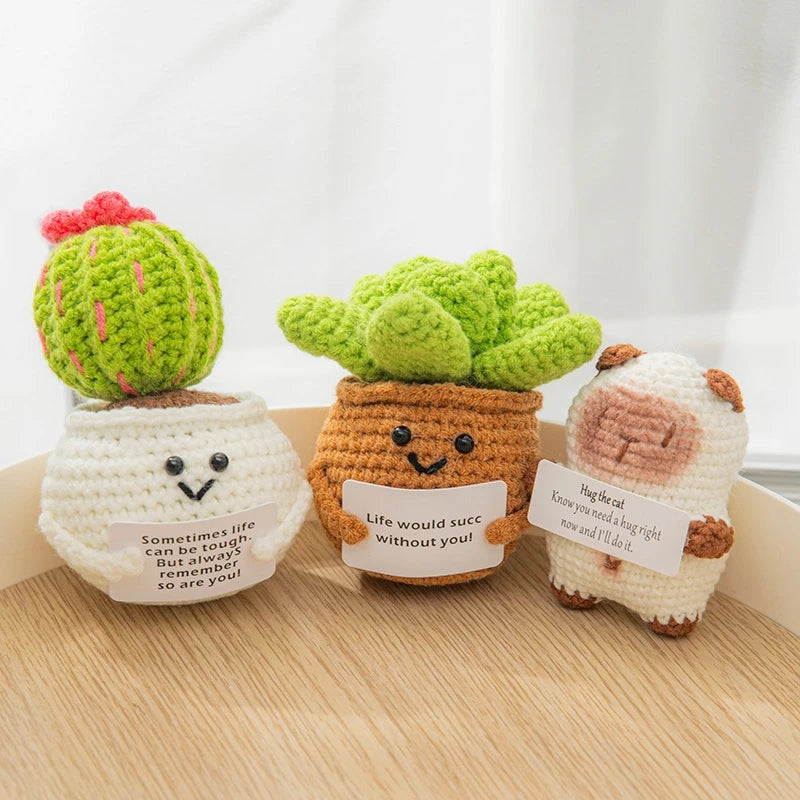 Beautiful Hand-Woven Crochet Flower Pots for Home Décor