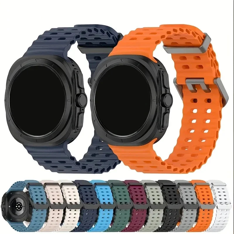 Sport Band for Galaxy Watch 47mm | Stylish Silicone Bracelet