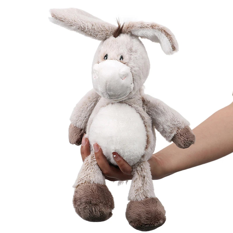 Soft Cuddly Donkey Plush Toy | Adorable Stuffed Animal Decor