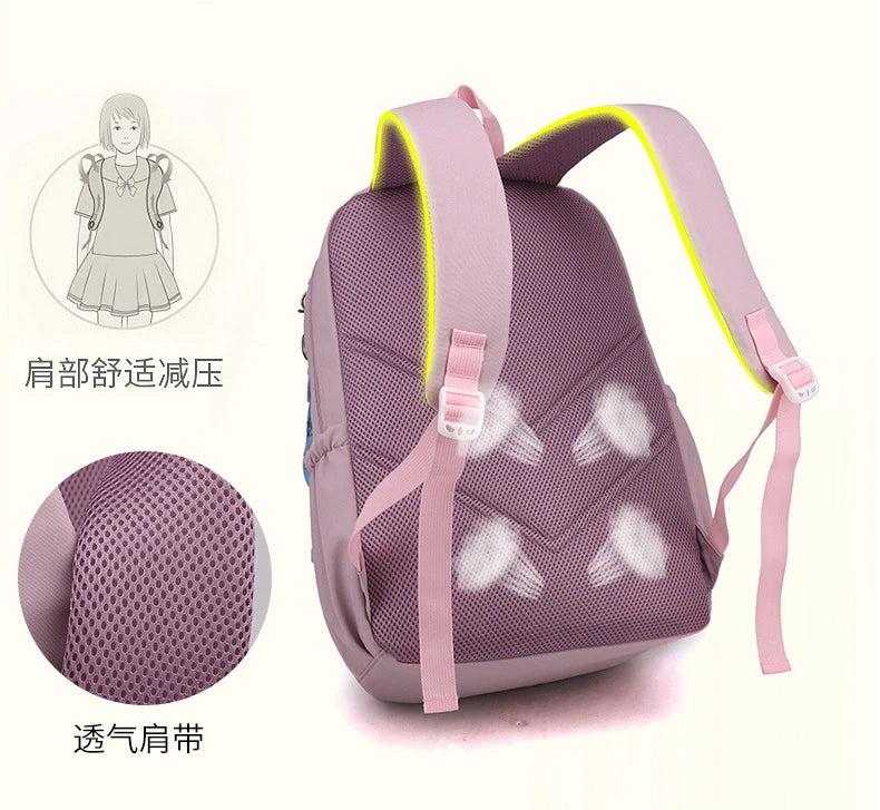 Stylish Pink School Backpack for Girls | Fashion Meets Functionality