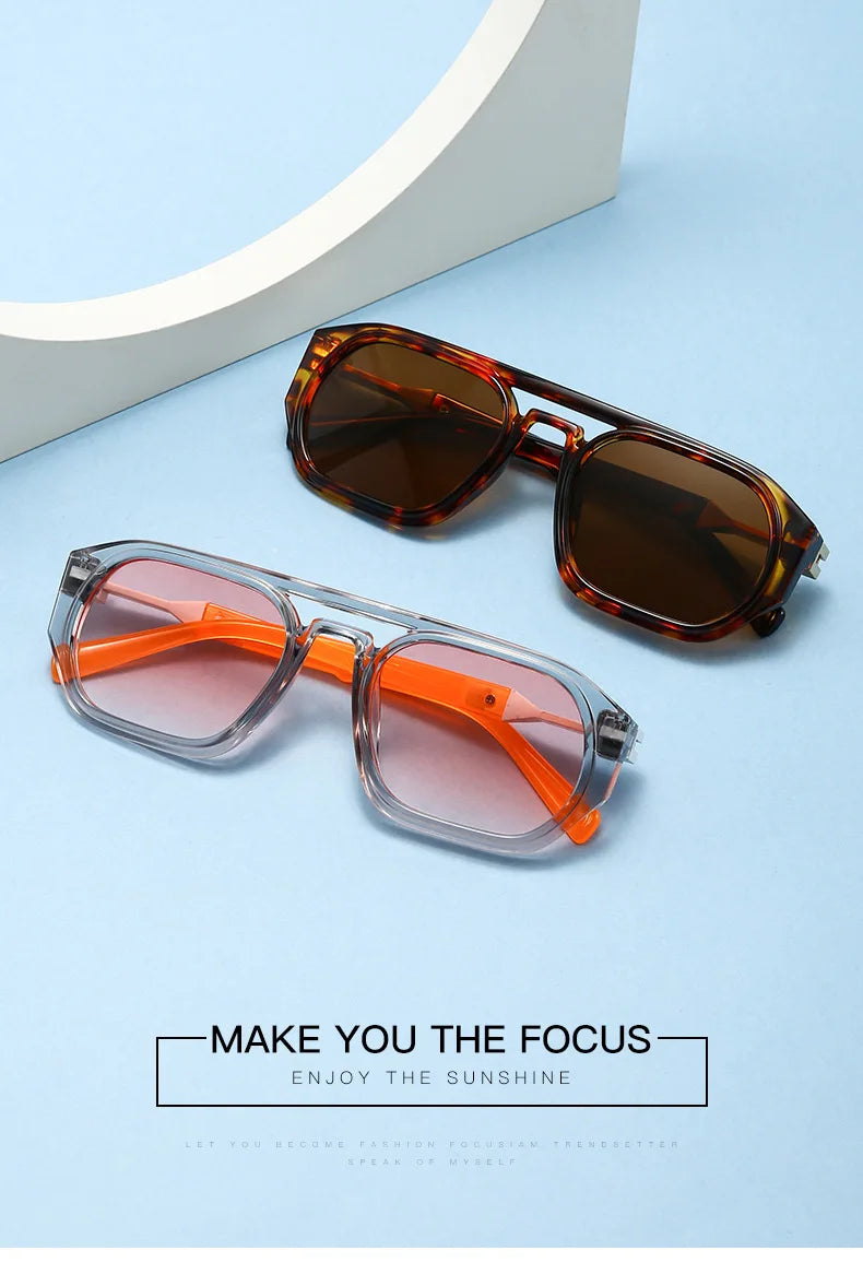 Transparent Square Computer Glasses for Blue Light Protection