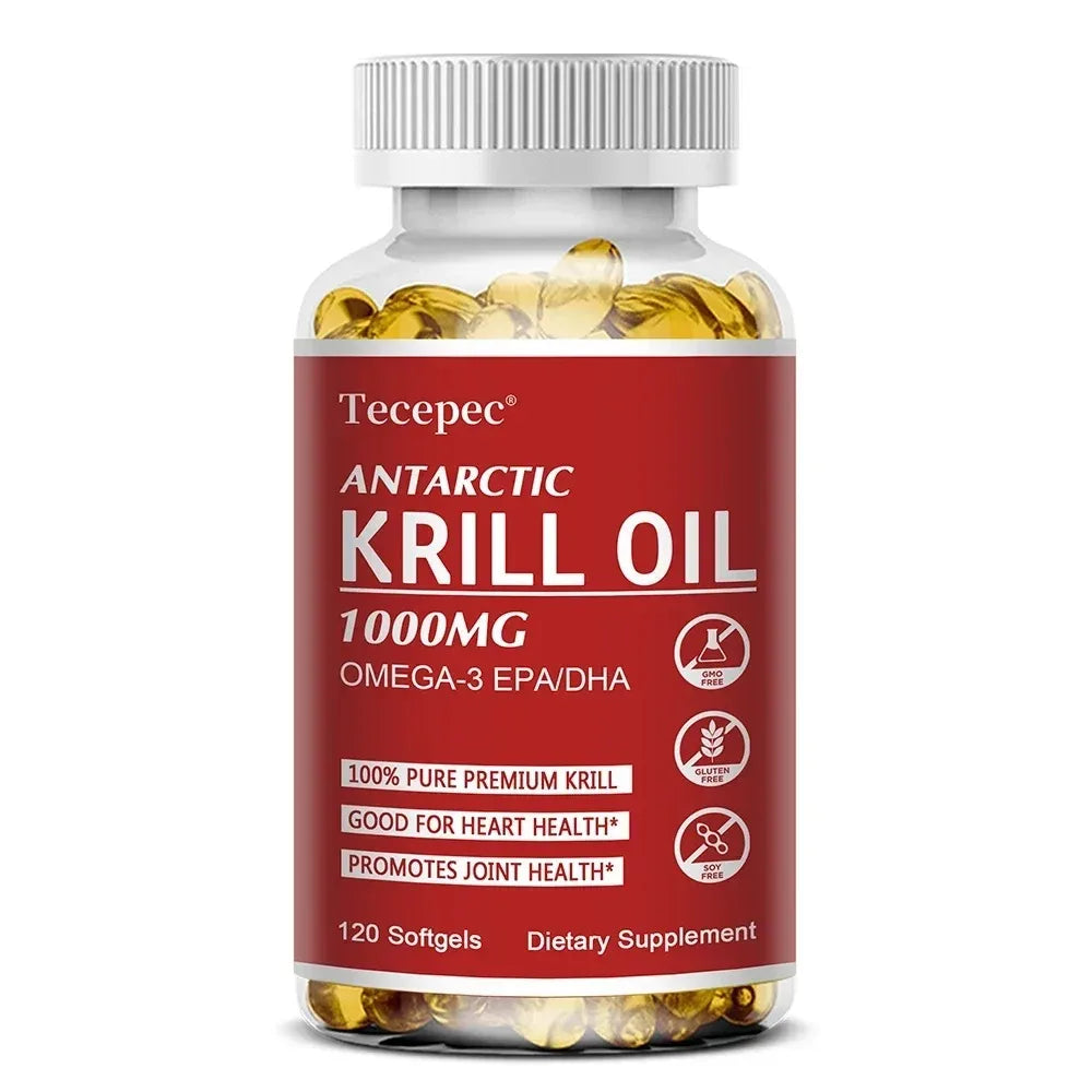 Antarctic Krill Oil Capsules | Omega-3 for Joint & Heart Health