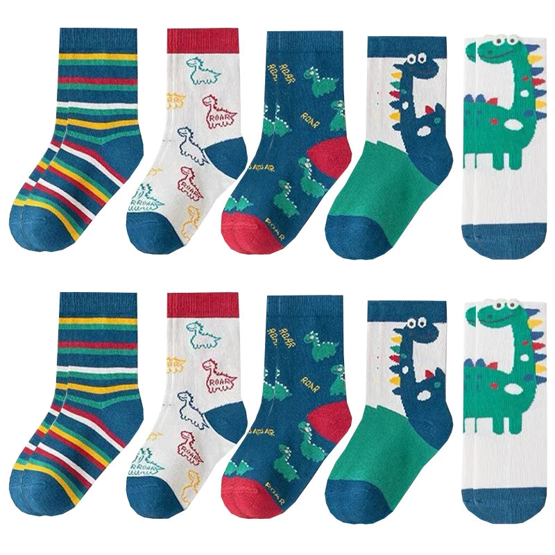 Kids Cartoon Duck Mid Tube Socks | Soft & Fun Socks for Boys