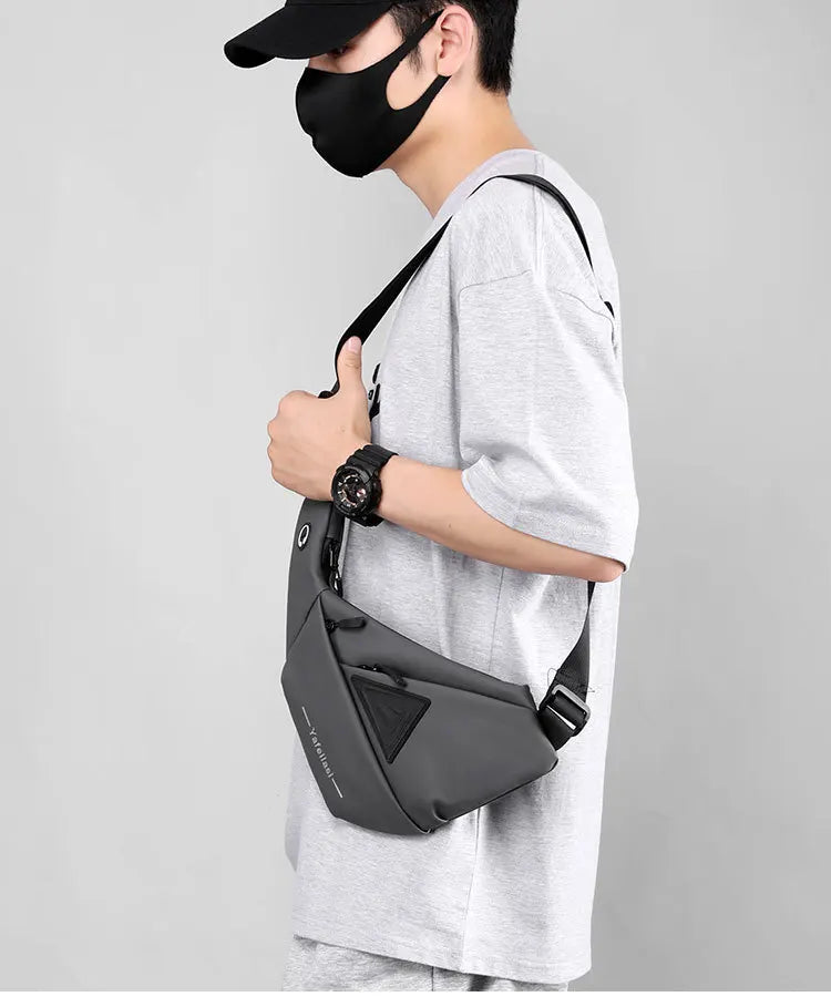 Small Sling Chest Bag for Men | Anti-Theft Mini Travel Shoulder Bag