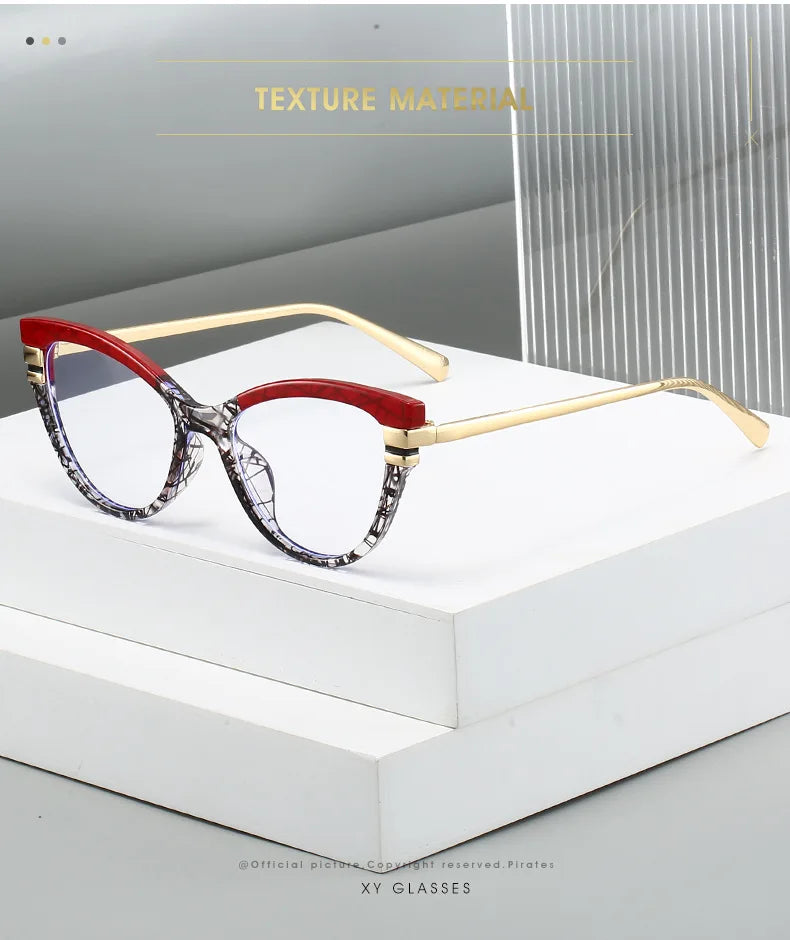 Cat Eye Anti Blue Light Glasses for Women | Trendy Fashion Frames 2026