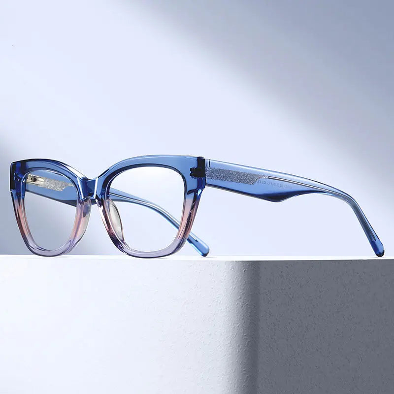 Stylish Cat Eye Acetate Glasses | Blue Light Blocking & Reading Eyewear