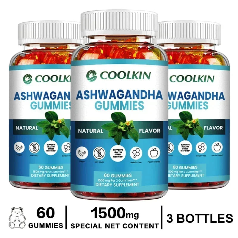 Ashwagandha Gummies for Stress Relief and Improved Sleep Quality