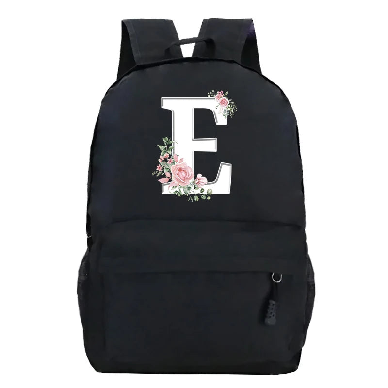 Stylish Pink Floral Backpack for College Students | Trendy Floral Design