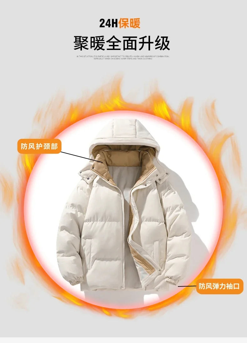 Hooded Outdoor Parka Coat | Warm Waterproof Casual Wear