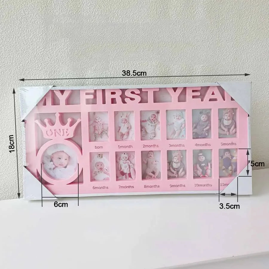 Newborn Baby Growth Photo Frame | My First Year Keepsake Gift