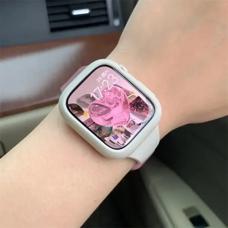 Premium Silicone Strap & Case for Sport Watches | Universal Fit