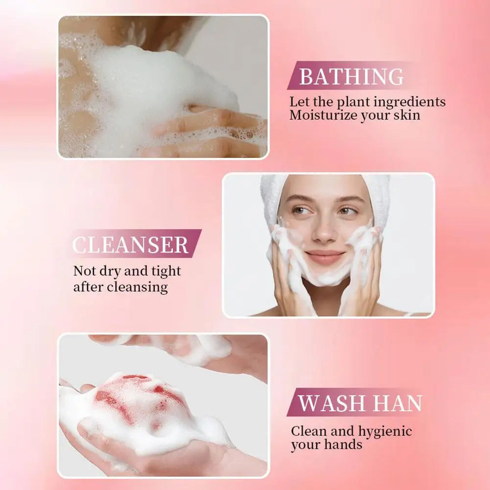 Rose Oil Whitening Soap | Brightening & Nourishing Cleansing Bar