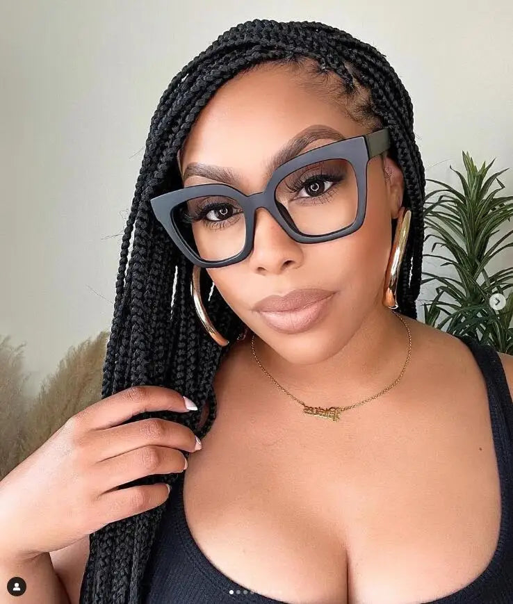 Stylish Cat Eye Optical Lenses Eyeglass Frame for Women
