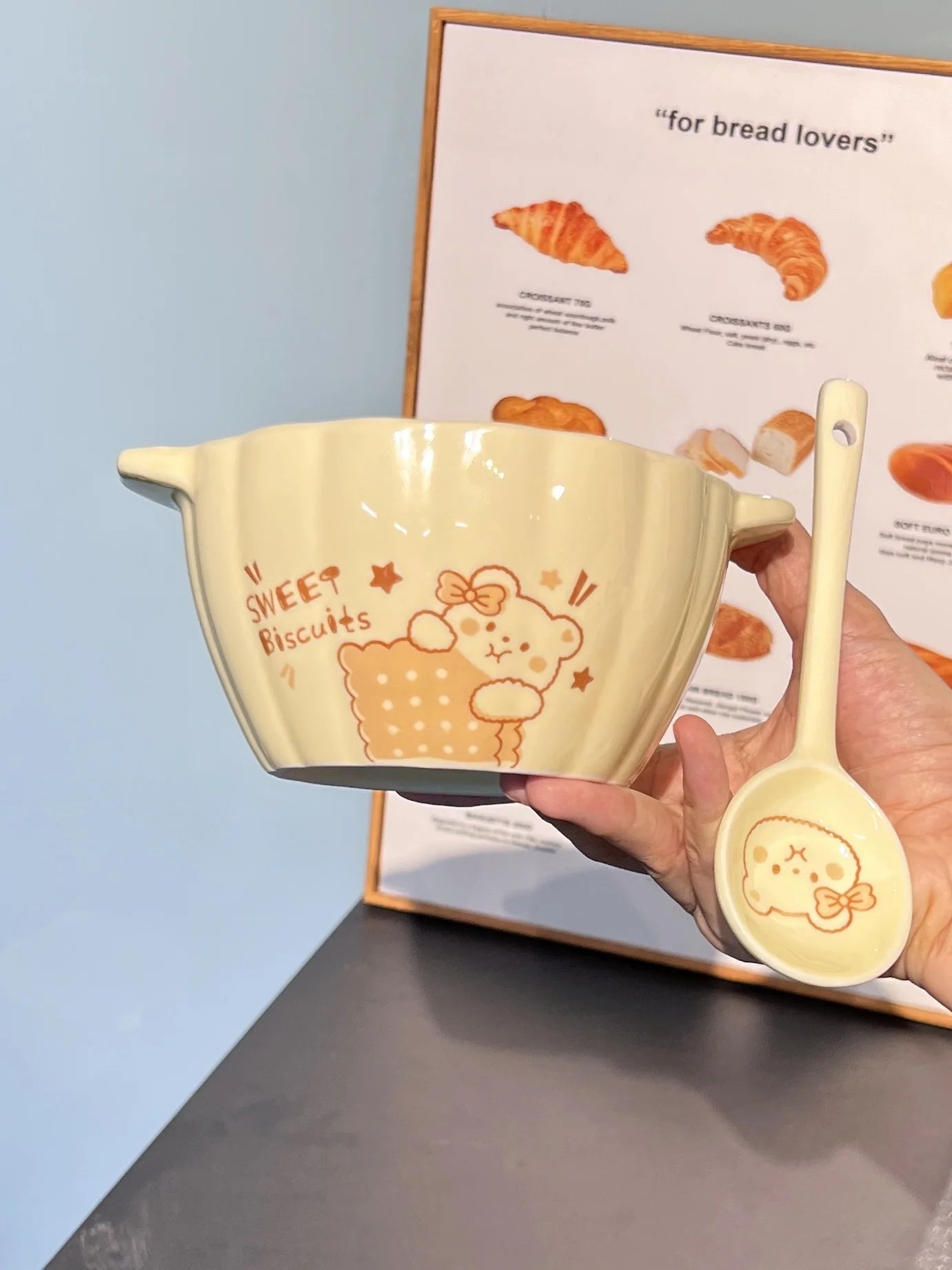 Cute Pumpkin-Shaped Ceramic Bowl Set | Perfect for Salads and Soups