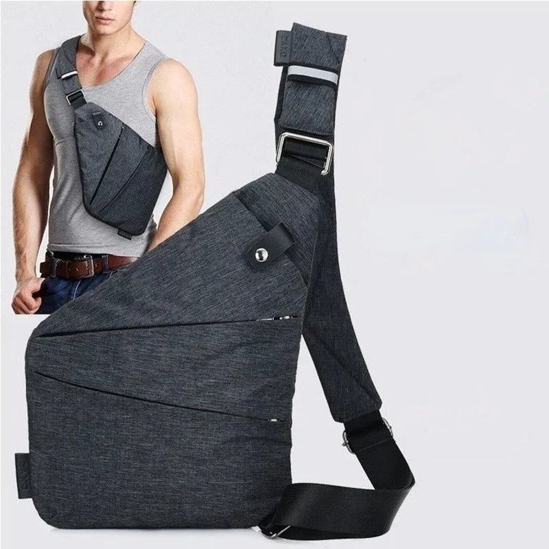 Men's Camouflage Tactical Chest Bag | Waterproof Crossbody Bag