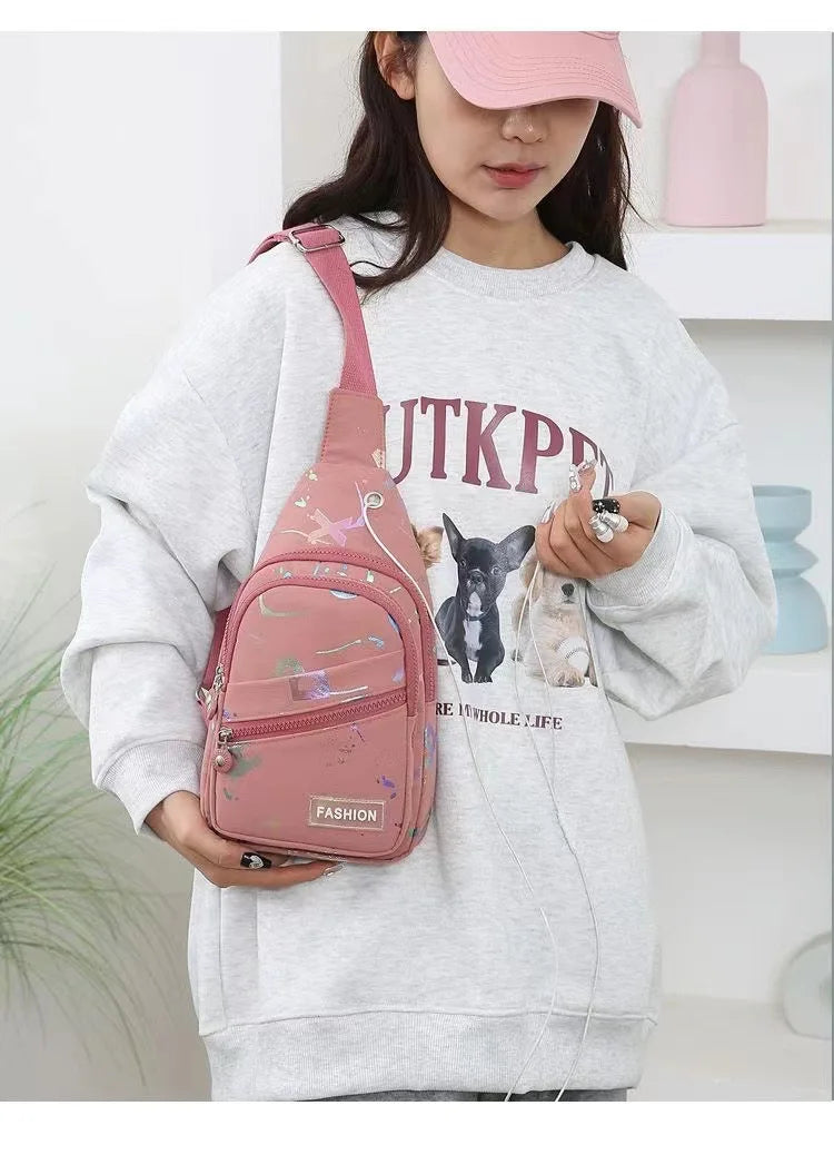 Women's Trendy Cross Body Chest Bag | Fashionable Travel Backpack