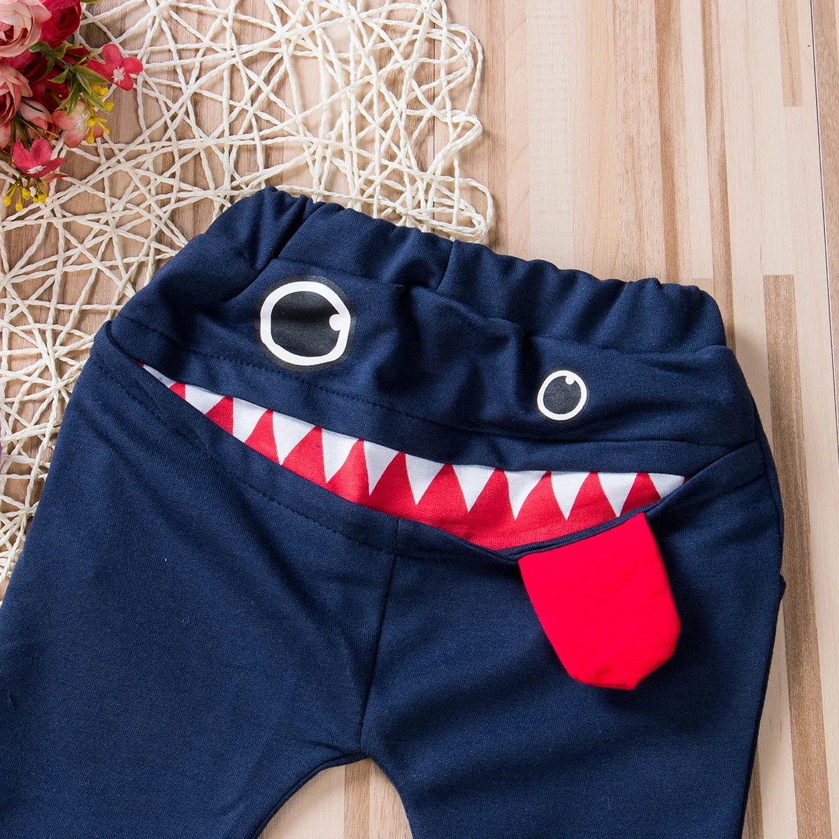 Cute Cartoon Baby Pants for Toddlers | Adorable Monster Design