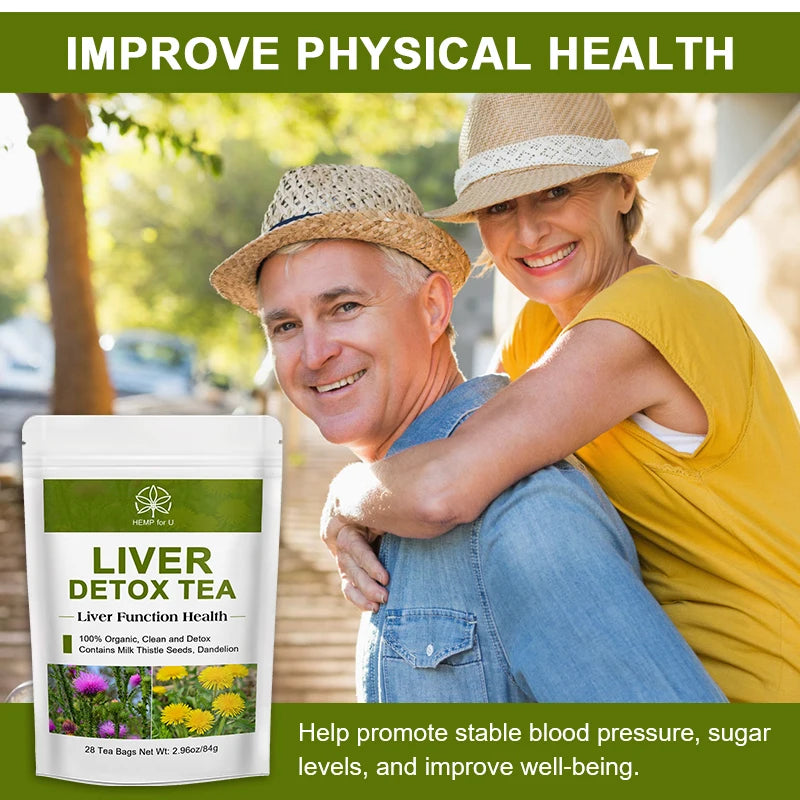 Detox Liver Cleanse Herbal Tea | 42 Days Restore & Renew