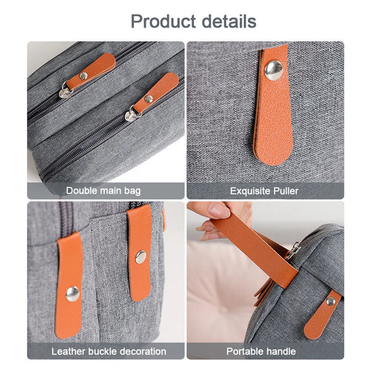 Neceser de Aseo Impermeable para Hombre | Organizador de Viaje Dopp Kit