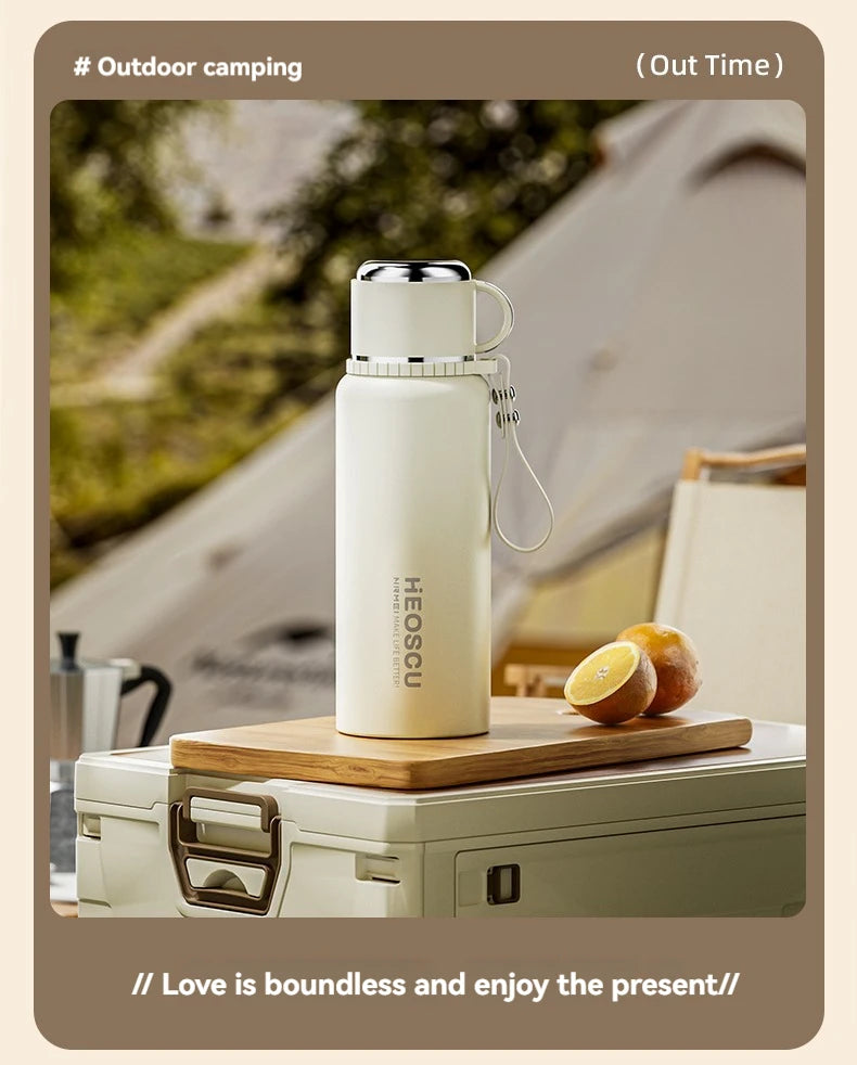 Premium Insulated Vacuum Water Bottle | Smart Stainless Steel Flask