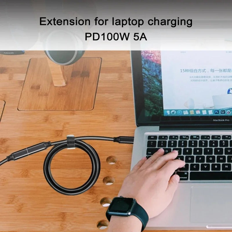 USB Type-C Extension Cable 10Gbps | High-Speed Charging & Data