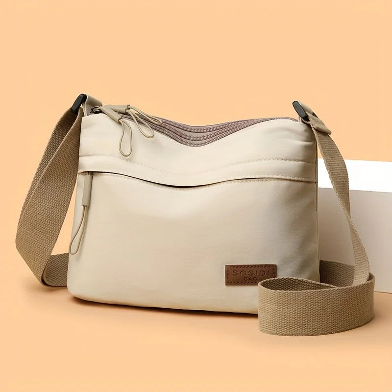 Bolso bandolera de nailon para mujer | Accesorio elegante para el día a día