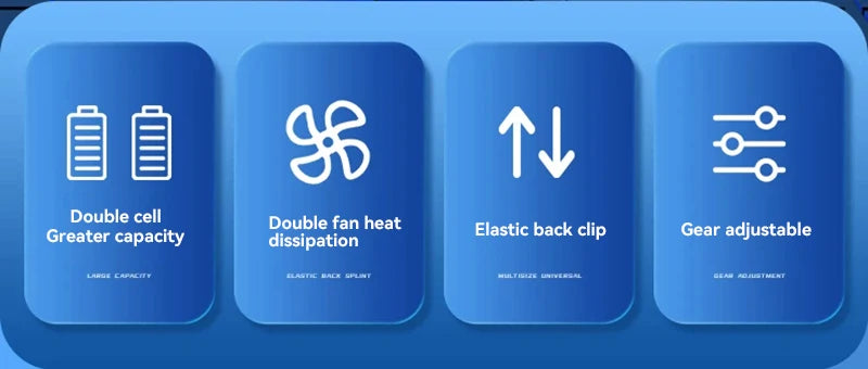 Dual Fan Mobile Phone Cooler | Rechargeable Strong Cooling Clip