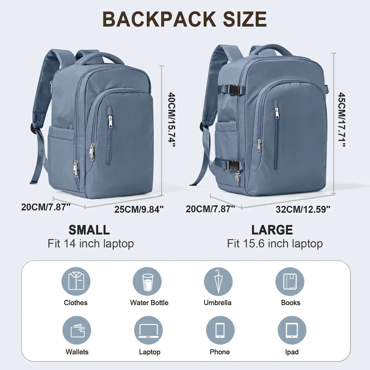 Large Capacity Travel Backpack | Unisex Cabin Bag for All