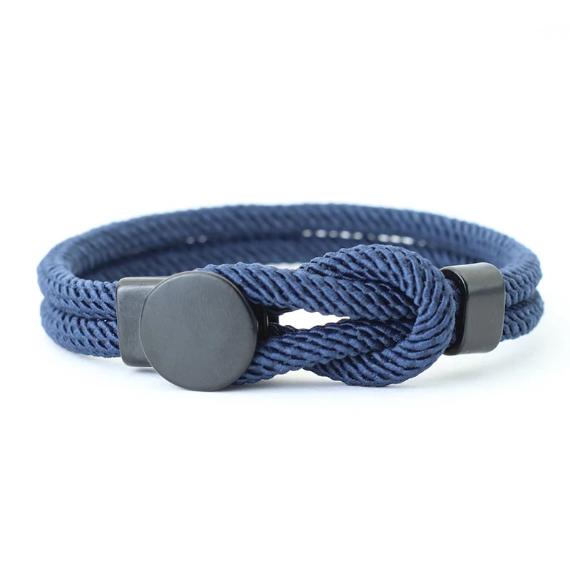 Men's Double Layer Rope Bracelet | Lucky Red Thread Gift for Him
