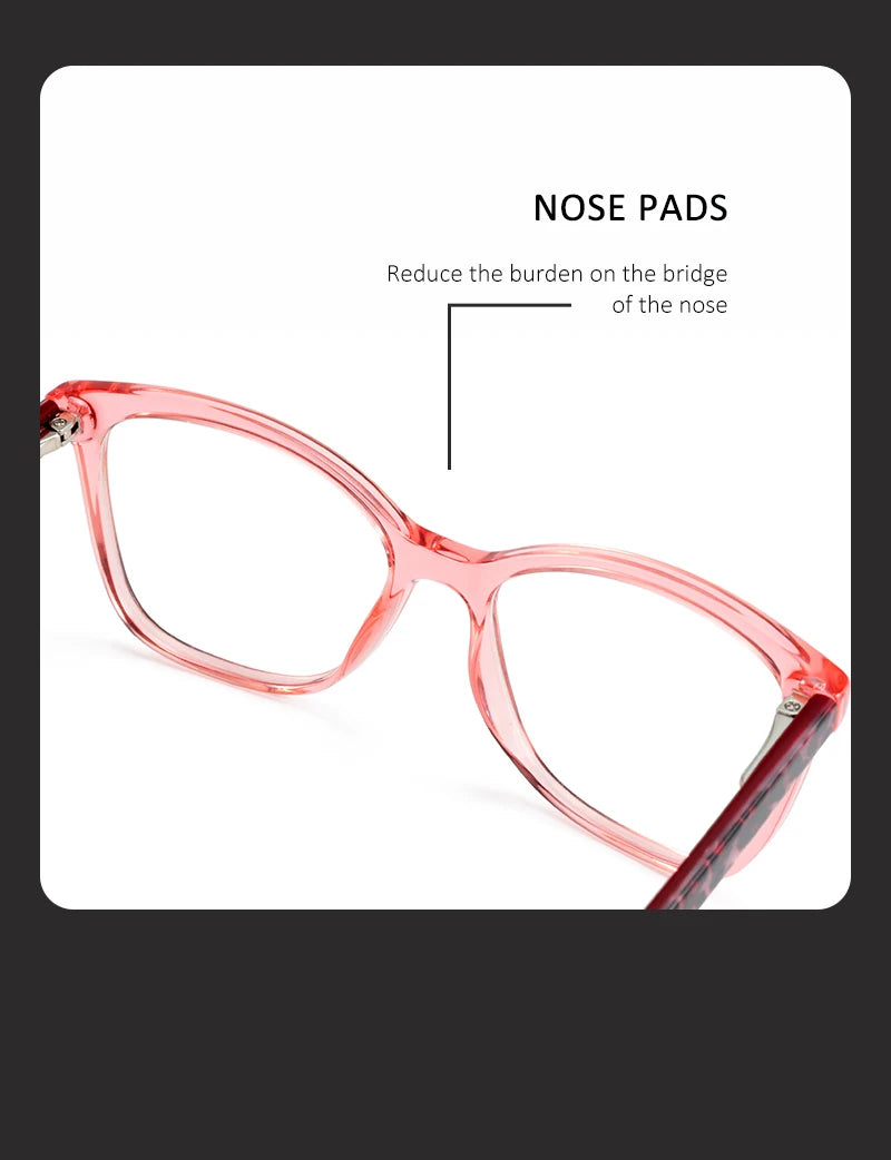 Stylish Women's Prescription Glasses | Progressive Square Acetate Frames
