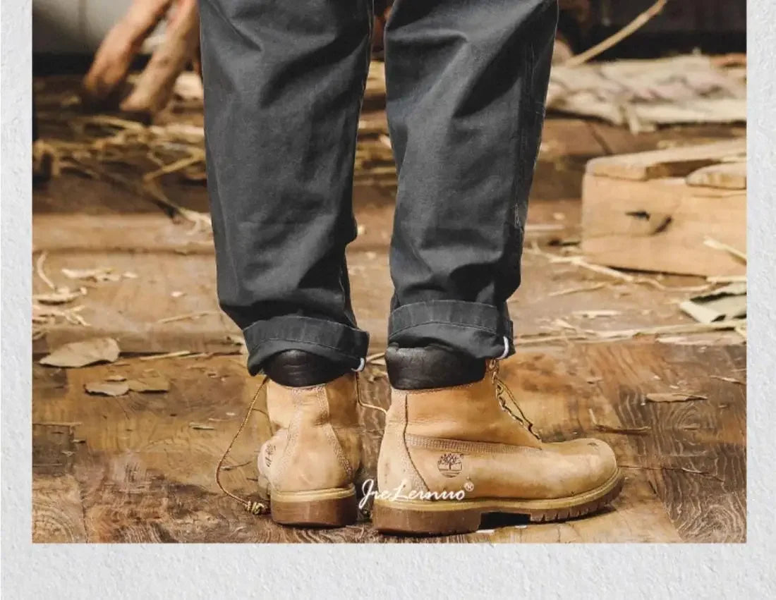 Men's Loose Straight Casual Trousers | Comfortable Outdoor Pants