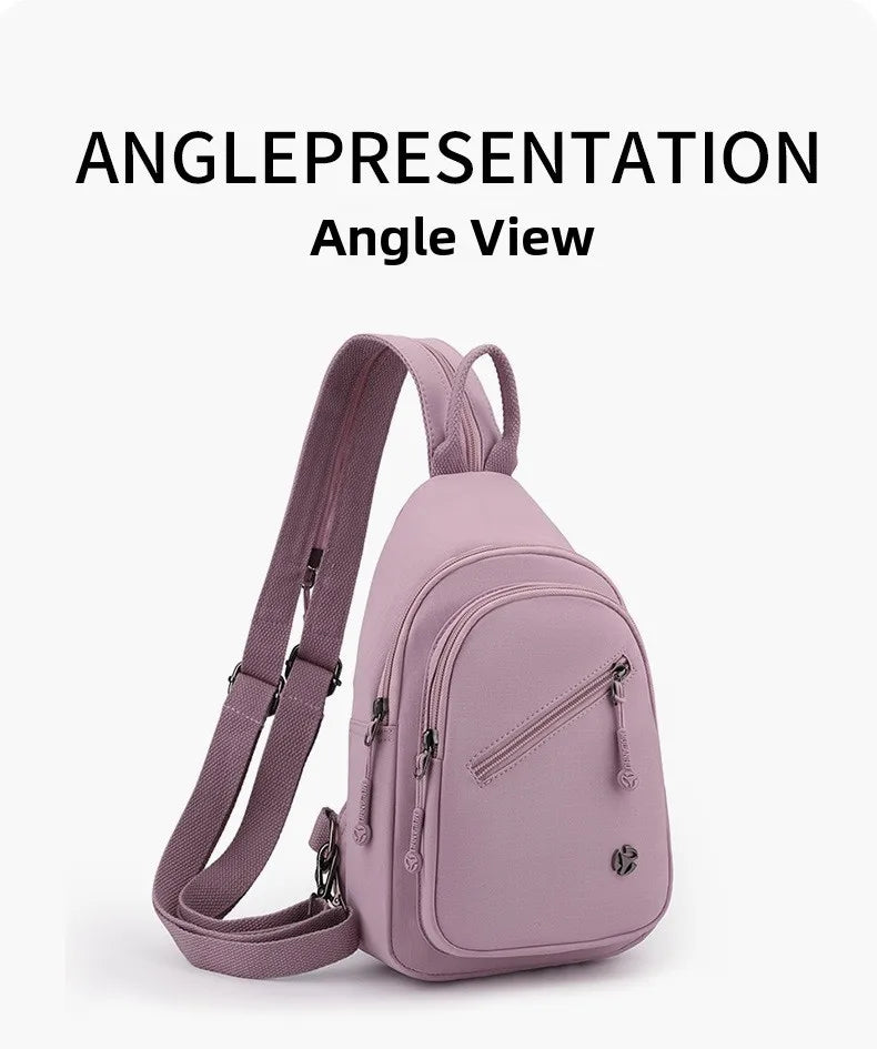 Stylish Urban Minimalist Chest Bag for Women | Multi-Functional Satchel