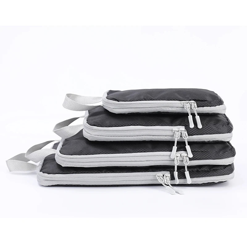 Compressible 4-Piece Business Travel Storage Bag Set