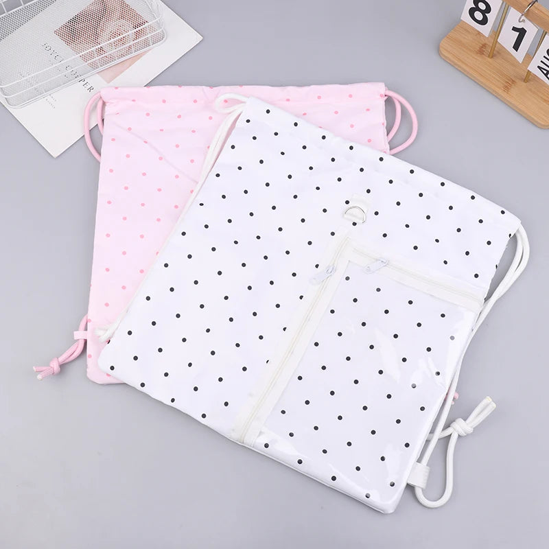 Fashion Drawstring Backpack | Large Capacity Star Print Ita Bag