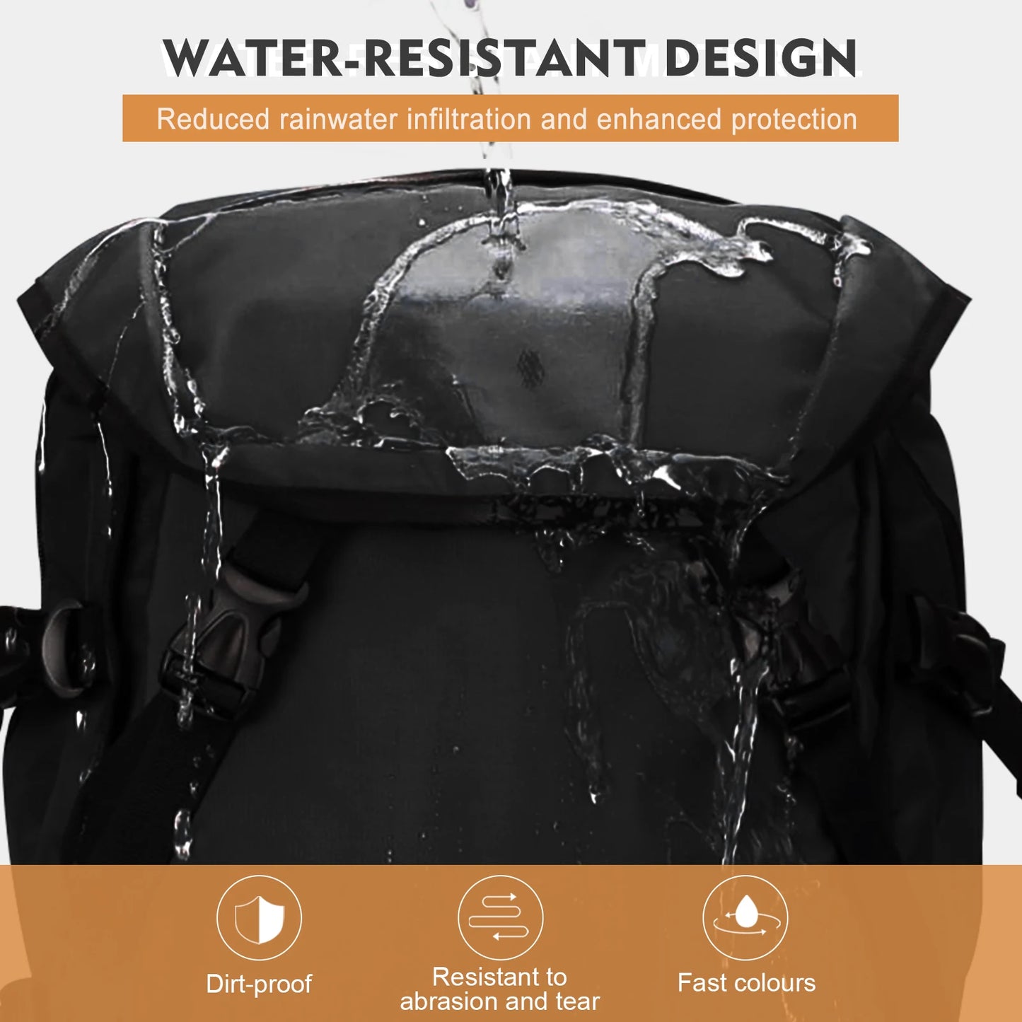 55L Waterproof Hiking Bag | Durable Large Capacity Backpack