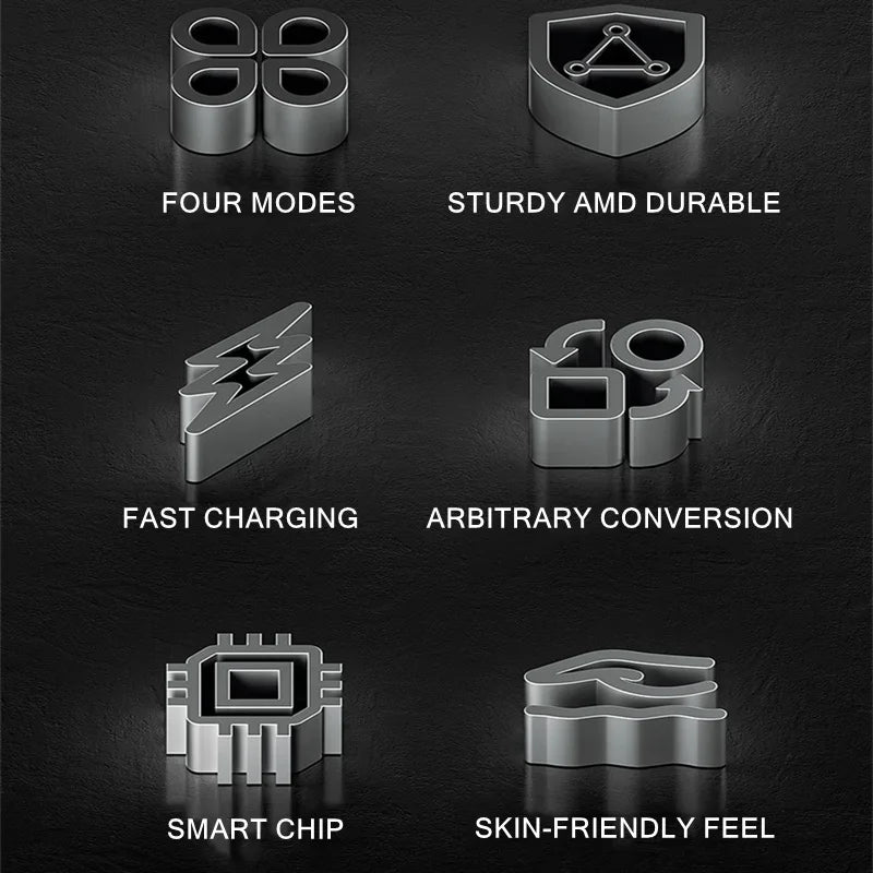 4 In 1 USB Fast Charging Cable | 100W Compatibility for All Devices