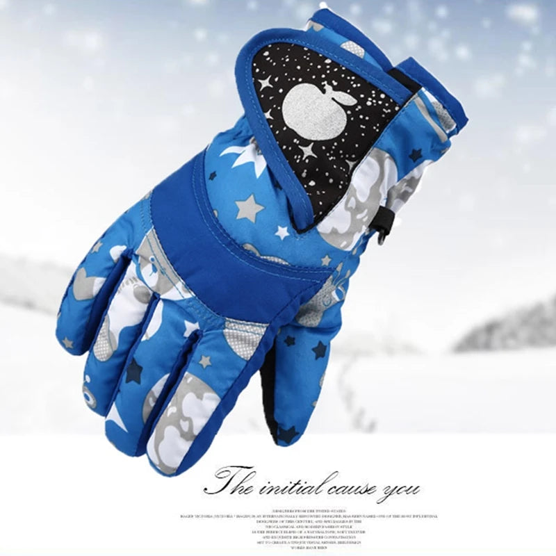Winter Warm Snowboarding Ski Gloves for Kids | Waterproof & Breathable