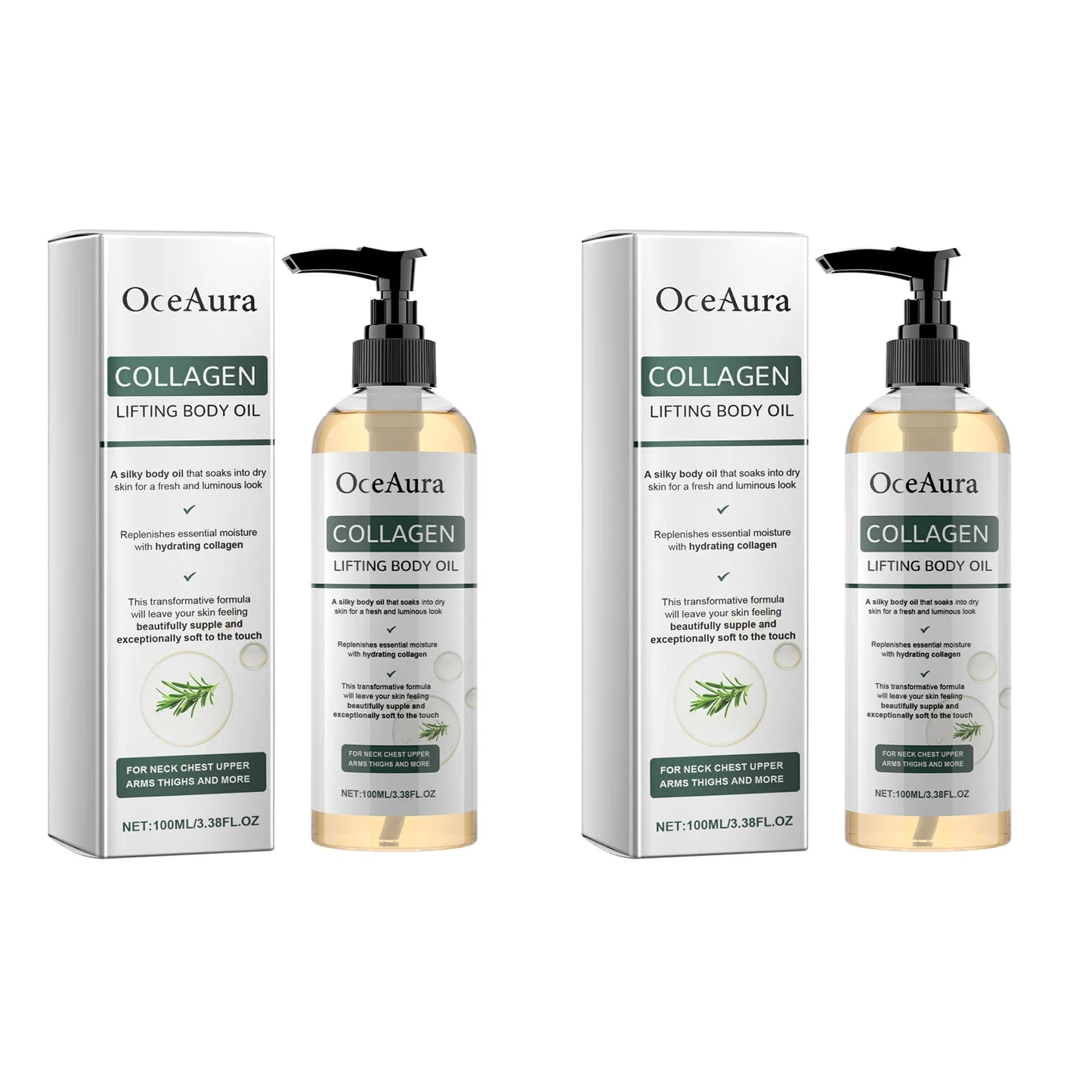 Collagen Body Oil for Skin Tightening and Elasticity Enhancement