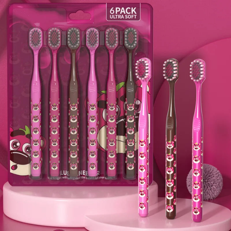 Colorful Soft Bristle Toothbrush Set for Adults | Perfect Gift Idea