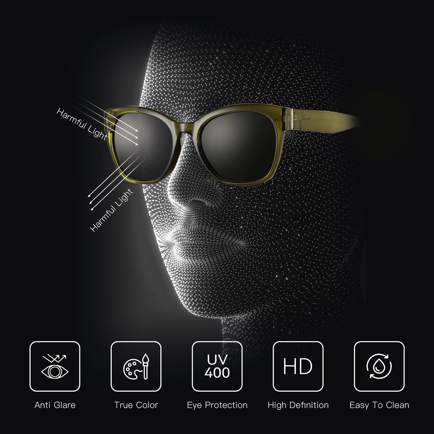 Stylish Butterfly Frame Polarized Sunglasses for Women | UV400 Protection