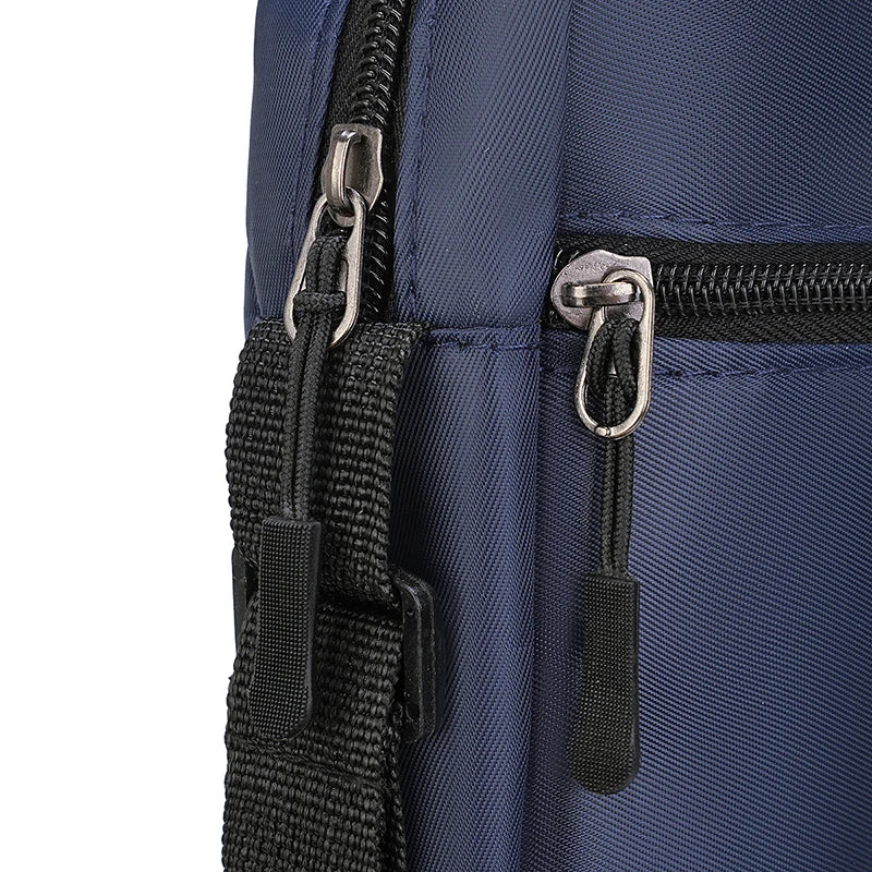 Men's Casual Oxford Crossbody Bag | Stylish Adjustable Travel Pouch