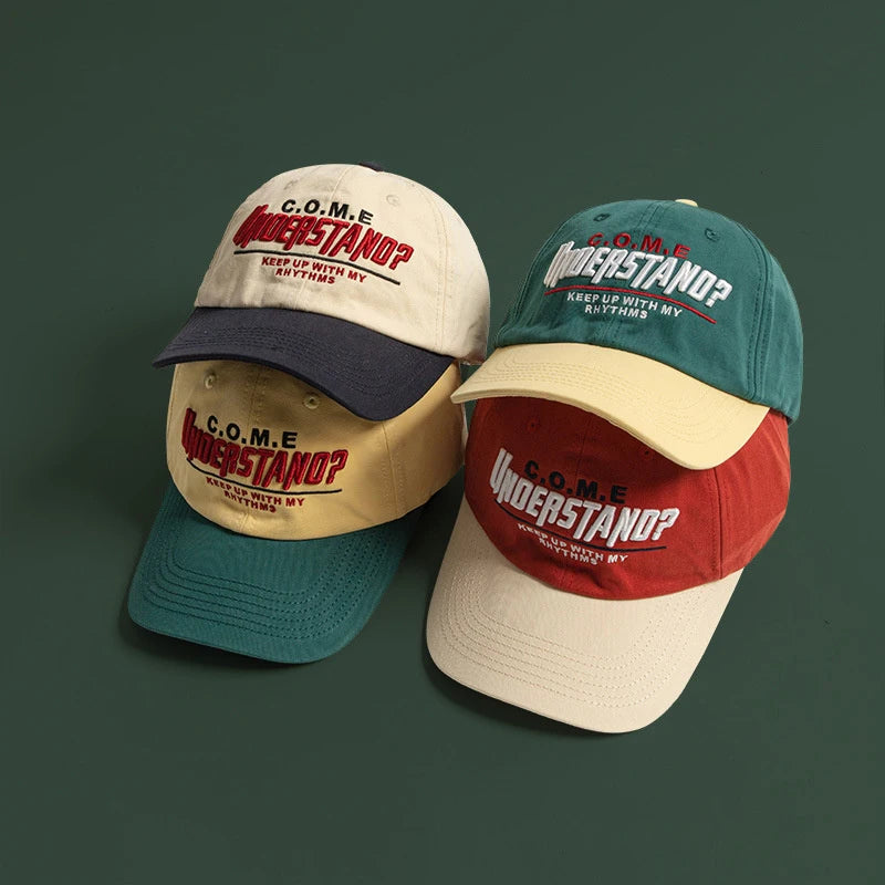 Adjustable Embroidery Baseball Cap | Stylish Sun Protection Hat
