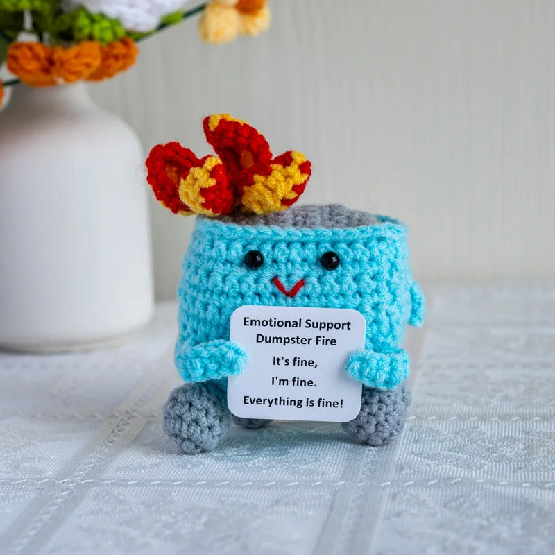 Muñeco de tiburón de ganchillo hecho a mano | Regalo de decoración del hogar con energía positiva