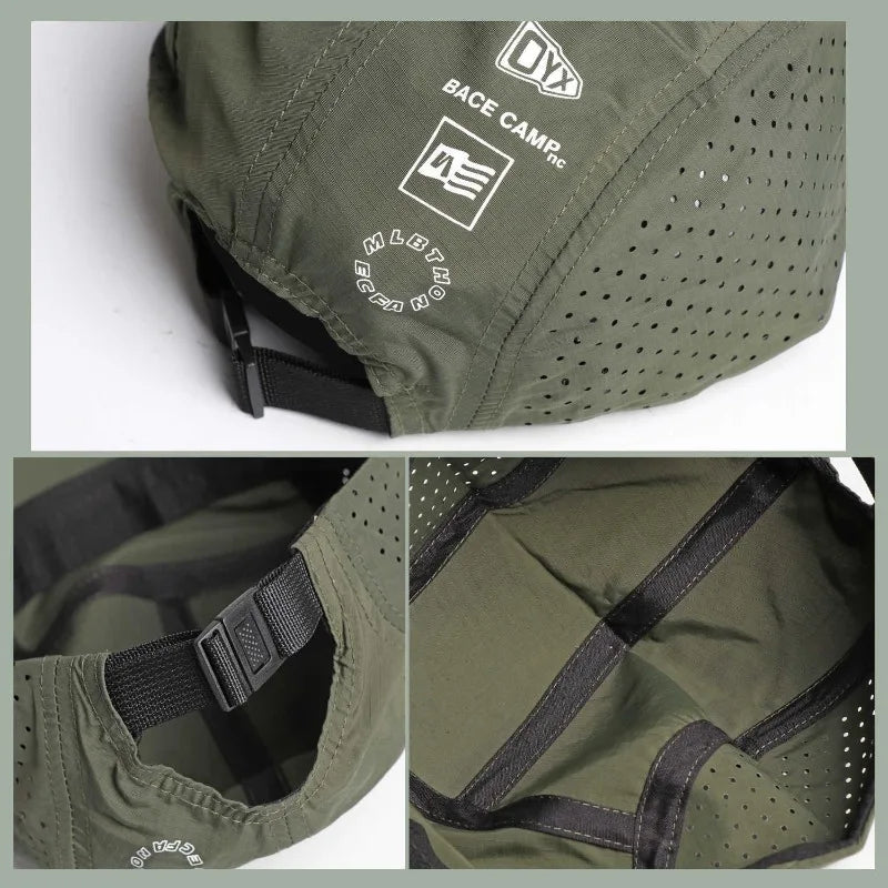 Summer Hiking Hat UV Protection Sunshade Camping Breathable Outdoor Camping Caps Fashion Lightweight Quick Drying Cycling Caps