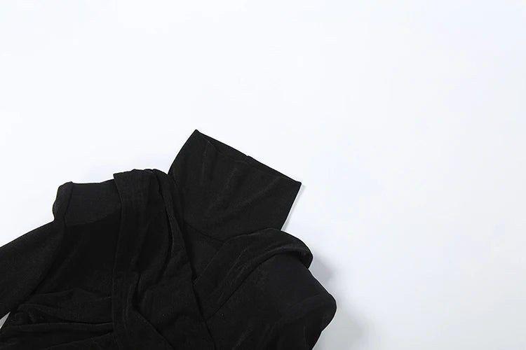 Elegant Autumn Maxi Dress | Turtleneck Full Sleeve Womens Dress