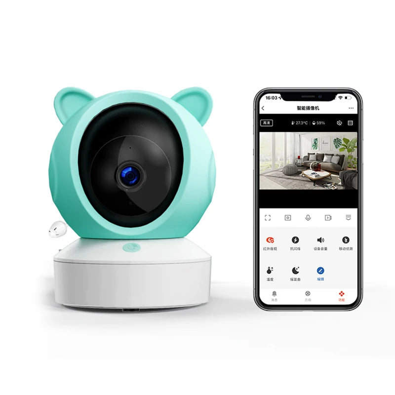 Smart Baby Monitor with 2K Camera & Night Vision for All Parents