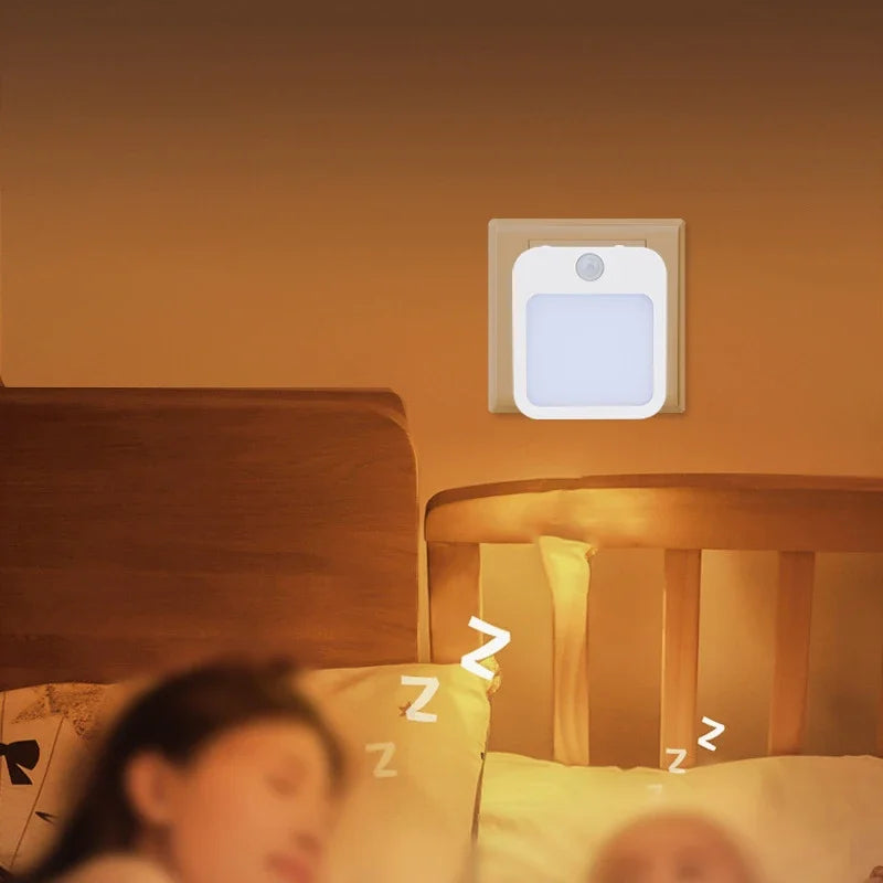 Motion Sensor LED Night Light | Wireless Bedside Lamp for Kids