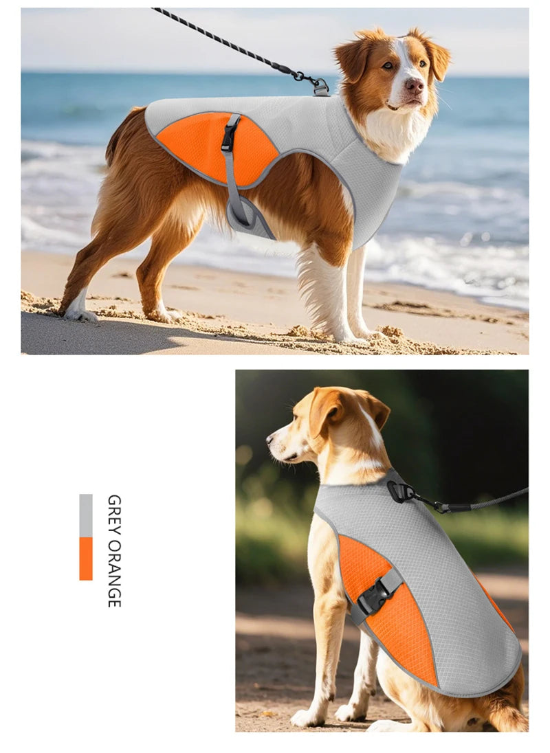 New Pet Dog Cooling Vest Clothes Reflective Coat Cool Jacket Harness For Small Medium Large Dog Cats Clothing in Summer